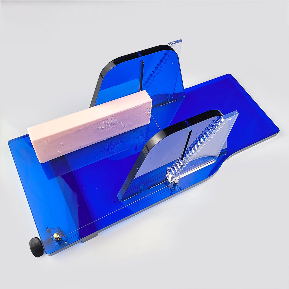 Soap Making Box - 調節可能なアクリルソープツールキット,ハンドソープ製造ツール,精密ワイヤー切断ツール,石鹸製造用品