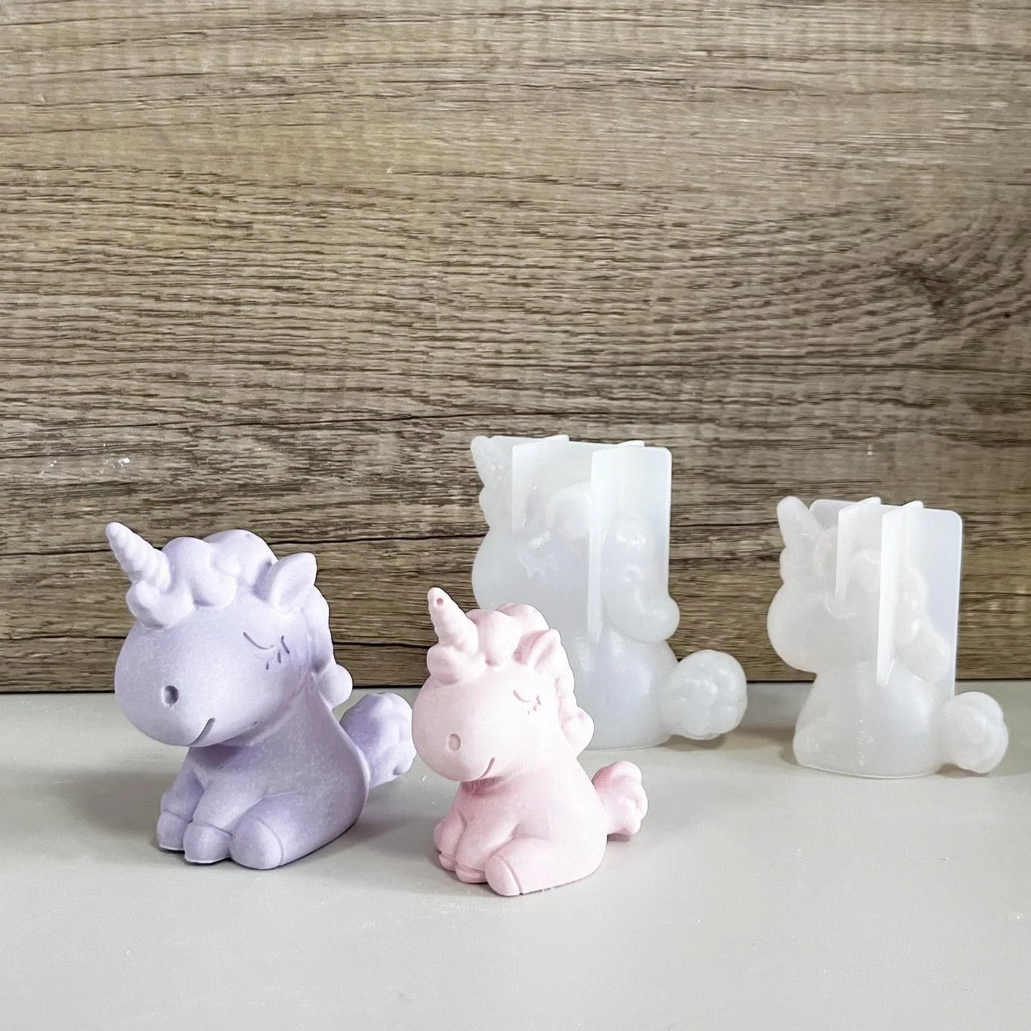 Soap Making Instructions - 3D 幾何学的なシリコーンユニコーン猫鹿クマ型ソープキャンドルメイク粘土石膏樹脂クラフトモールドケーキ装飾ベーキングツール