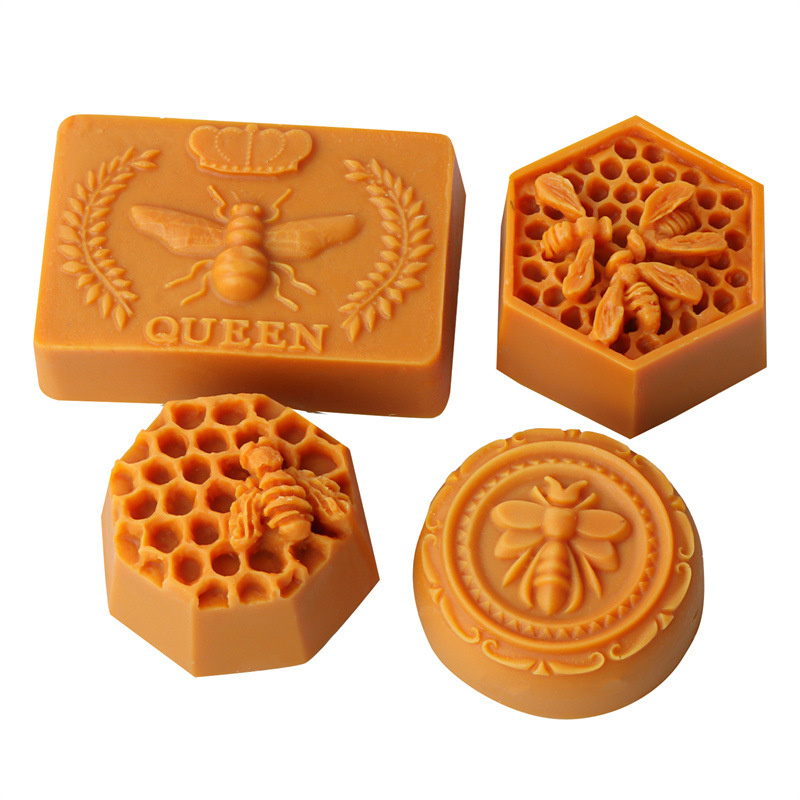 Soap Making Instructions - 3D フライングビーハニカムキャンドルモールドシリコーン手芸 DIY 幾何学柱六角蜂の巣石鹸金型キャンドル作り用