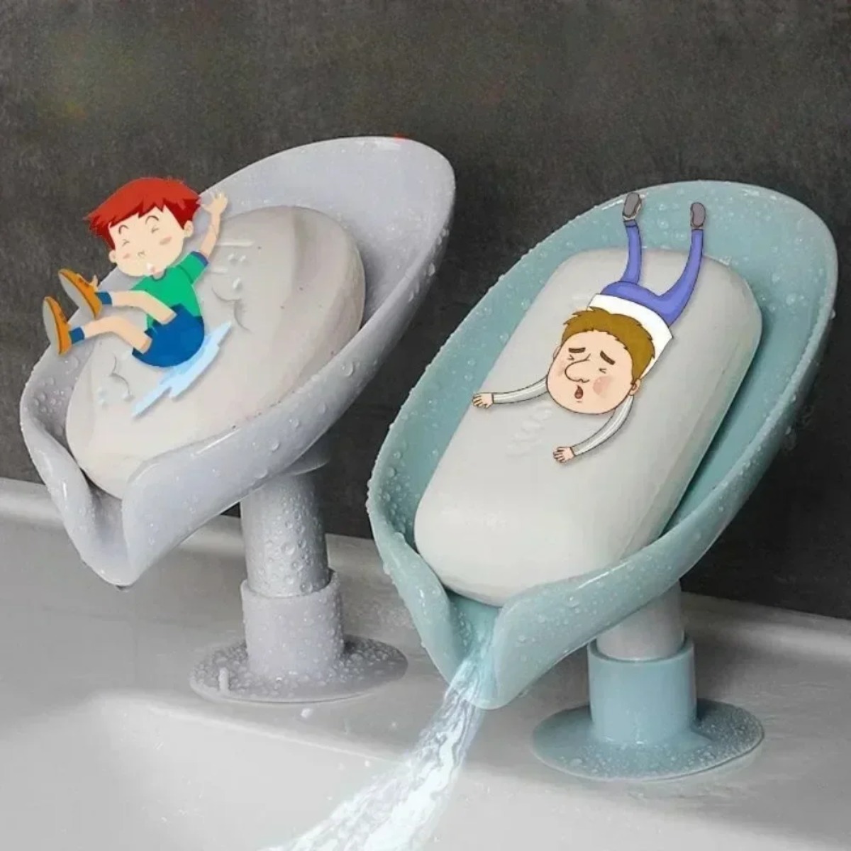 水切り石鹸ホルダー吸盤トレイ乾燥ラック葉っぱ型石鹸箱シャワー - Soap Making Box のレビューと価格