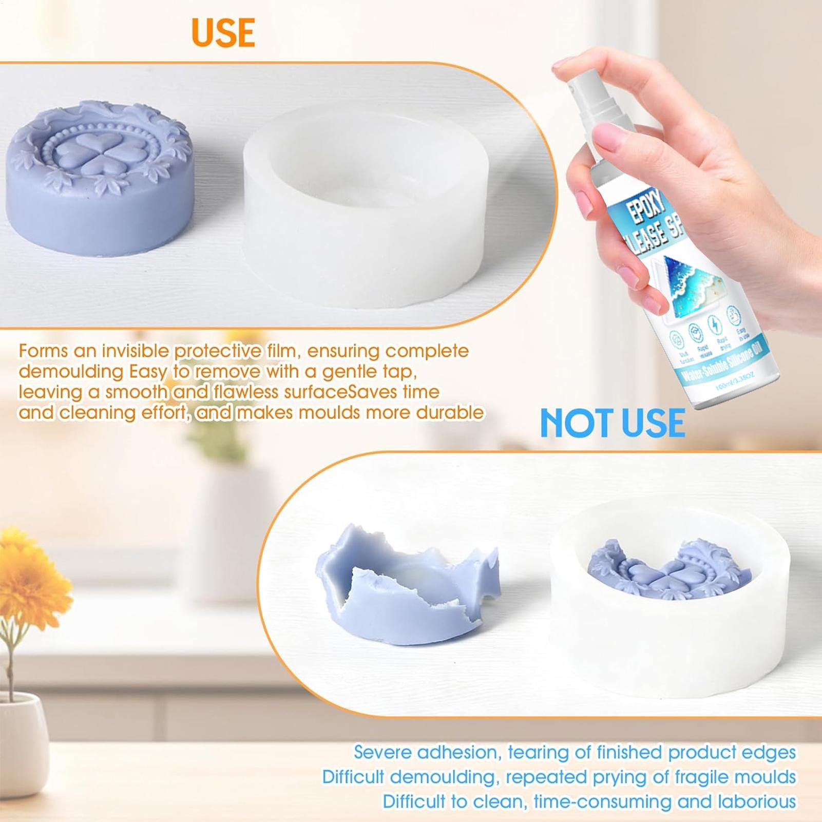 シリコンリリーススプレー エポキシリリーススプレー 強力な型 - Soap Making Party のレビューと価格