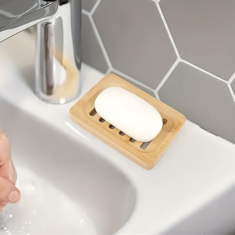 竹ケーストレイ木製防カビ排水石鹸箱天然竹食器バスソープホルダ - Soap Making Box のレビューと価格