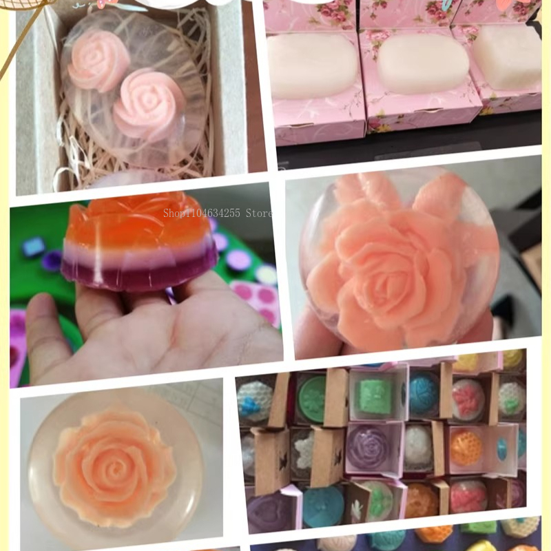 500 グラム/バッグ透明/乳白色の涙のないフォーミュラ天然 - Soap Making Vendors のレビューと価格