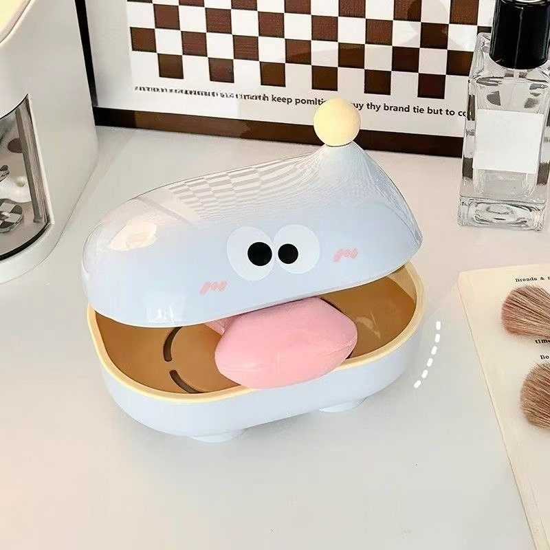 フリップトップソープボックス 大きな目のかわいい家庭用排水石 - Soap Making Box のレビューと価格