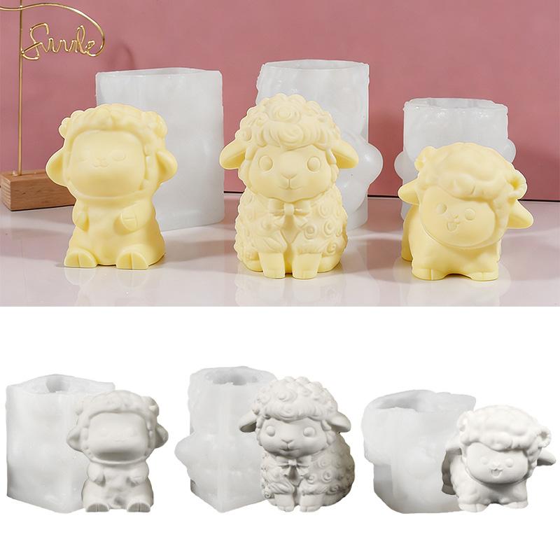 3D羊型シリコンモールド DIY かわいいふわふわの子羊キャ - Soap Making Thermometer のレビューと価格
