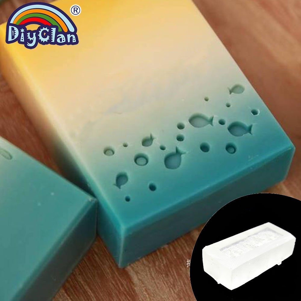 かわいい魚群手作りアクリル石鹸スタンプ作成海模様透明DIY天 - Soap Making Websites のレビューと価格