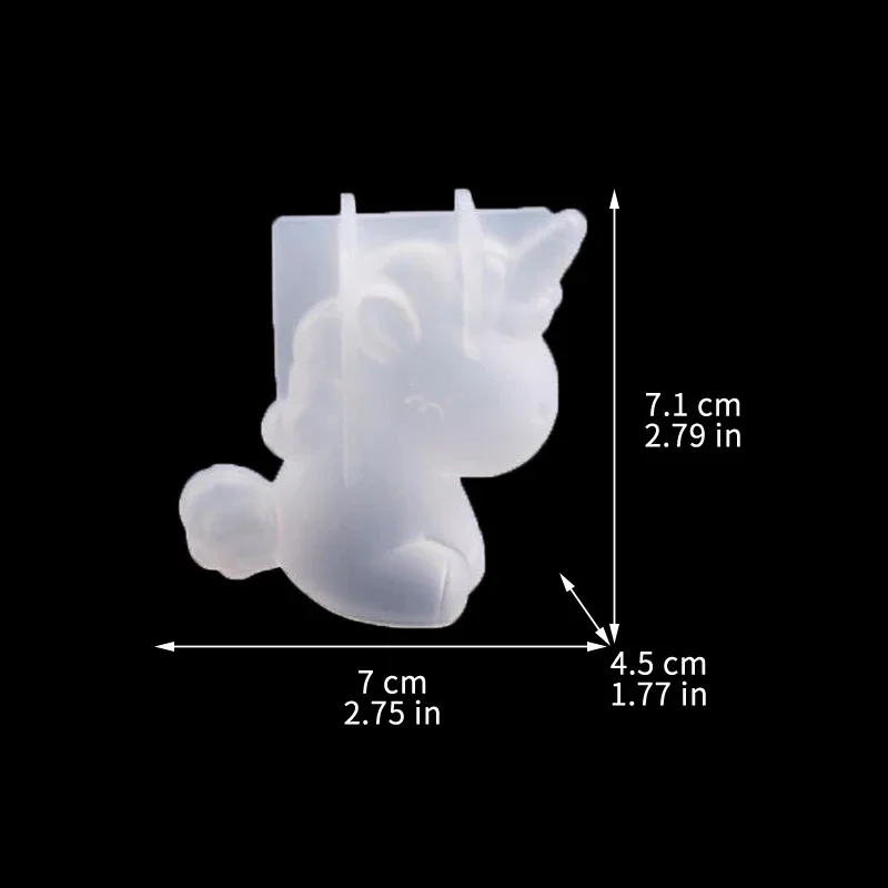 3D 幾何学的なシリコーンユニコーン猫鹿クマ型ソープキャンド - Soap Making Instructions のレビューと価格