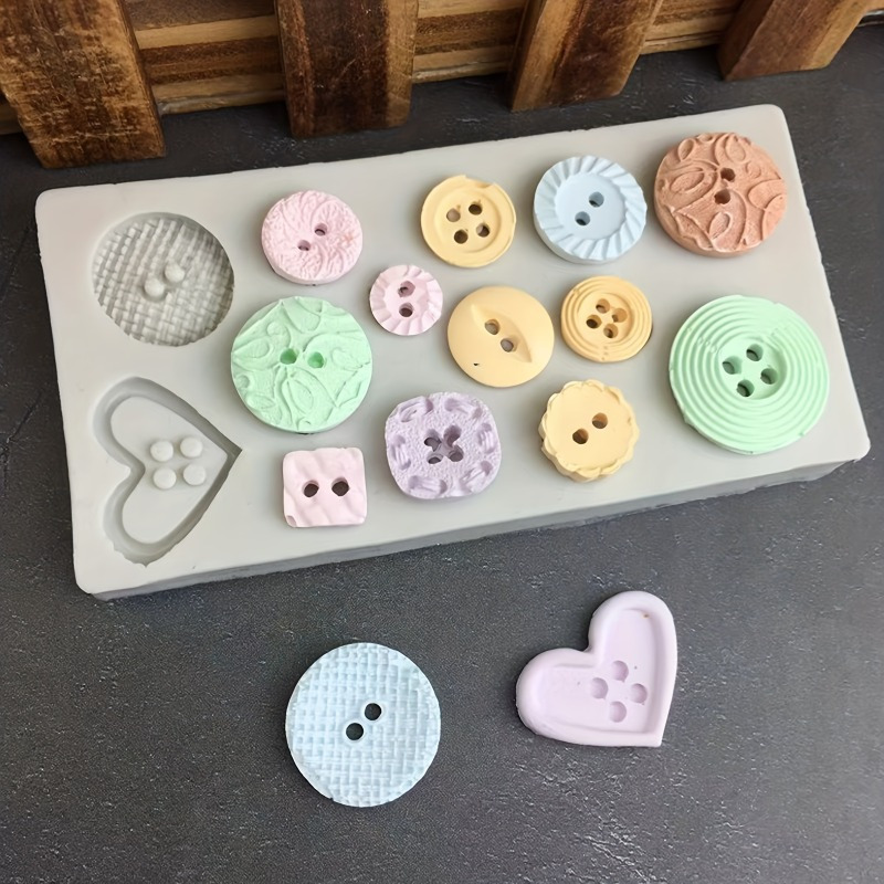 ボタン型シリコンモールド シリコンモールド 石鹸やキャンドル - Soap Making Party のレビューと価格
