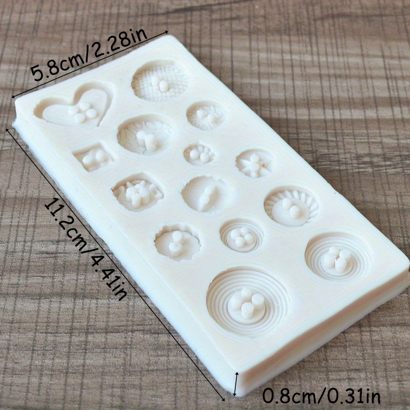 ボタン型シリコンモールド シリコンモールド 石鹸やキャンドル - Soap Making Party のレビューと価格