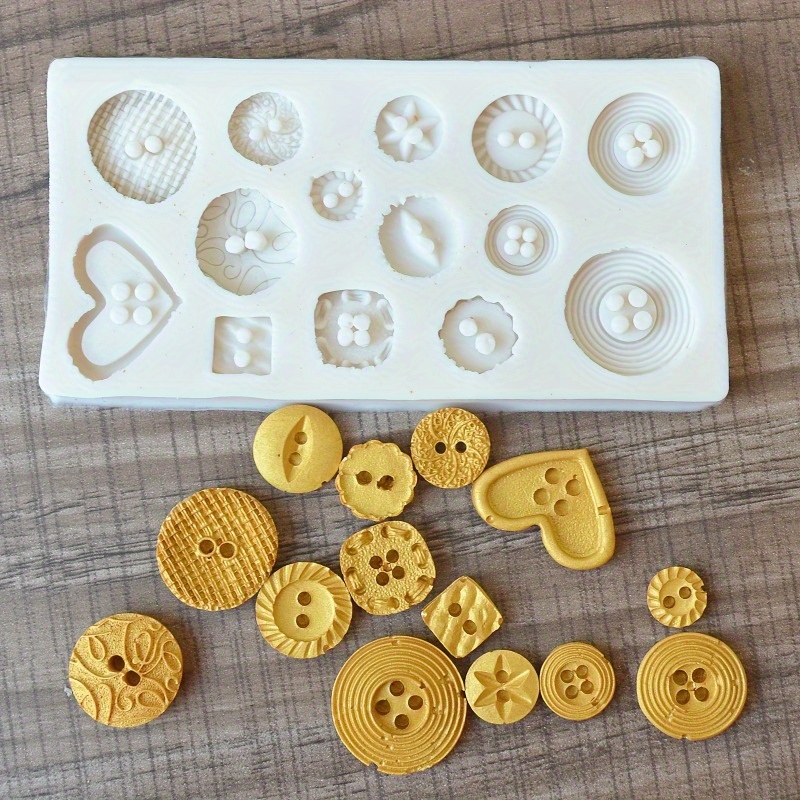 ボタン型シリコンモールド シリコンモールド 石鹸やキャンドル - Soap Making Party のレビューと価格