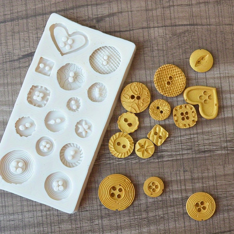 ボタン型シリコンモールド シリコンモールド 石鹸やキャンドル - Soap Making Party のレビューと価格