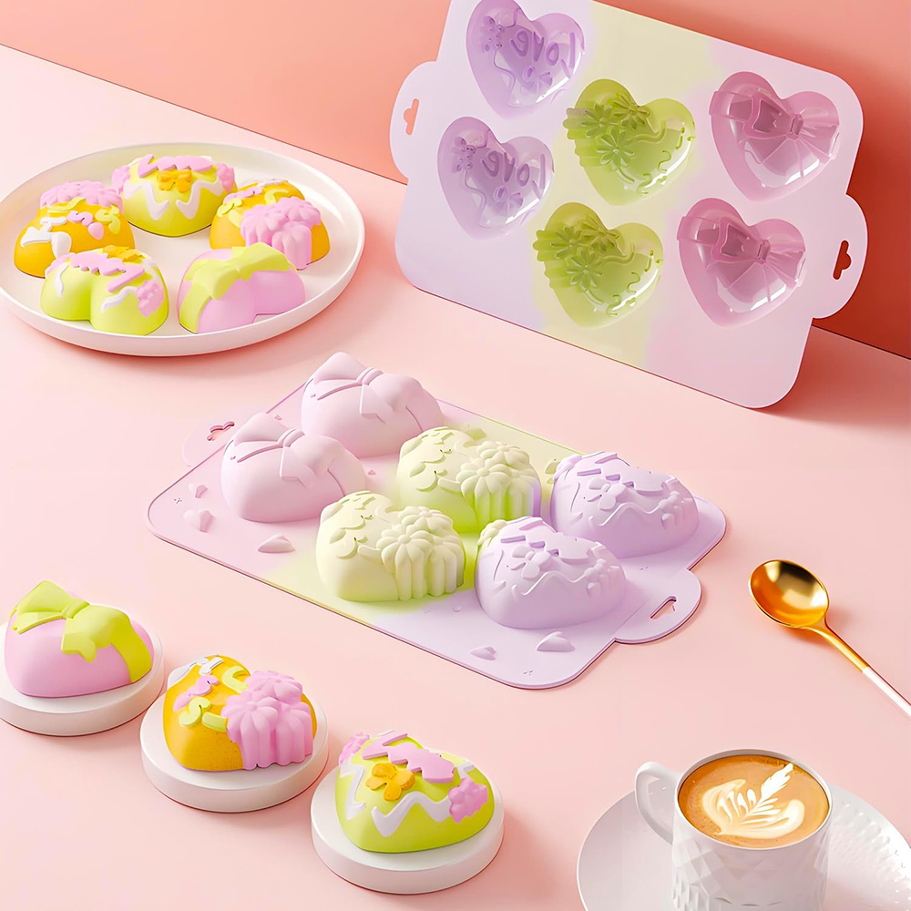ハート型シリコンモールド チョコレート バレンタインデー ベ - Soap Making Party のレビューと価格