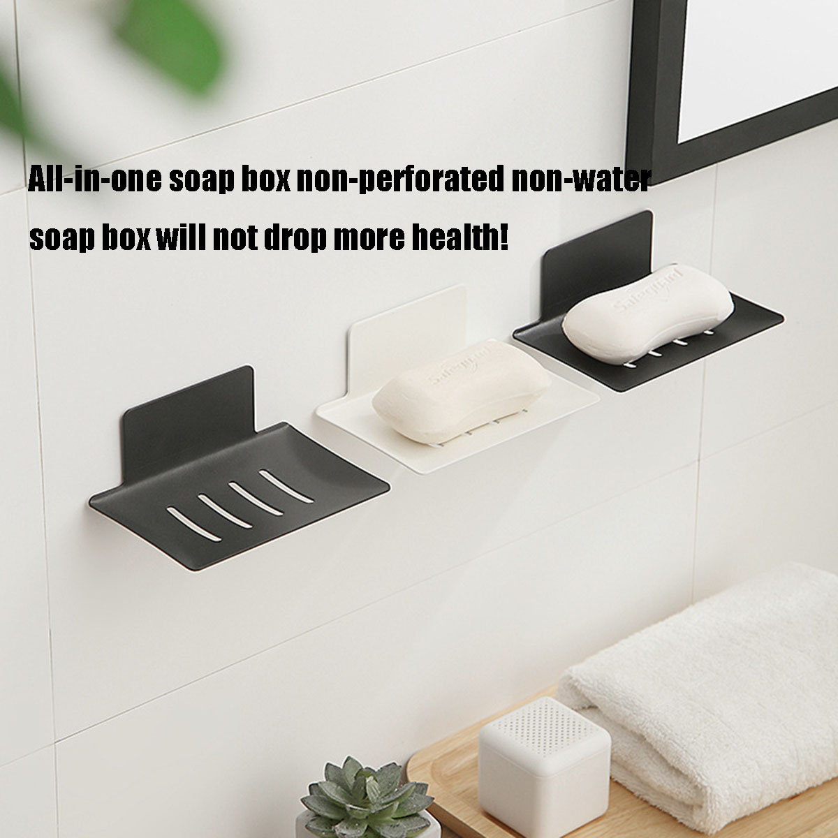 アルミ合金ソープホルダー浴室ソープディッシュ排水壁掛けソープ - Soap Making Box のレビューと価格