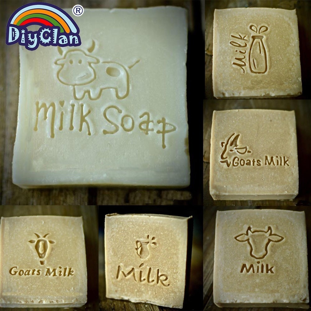 Diy ミルク天然石鹸スタンプヤギミルク手作り有機ガラス石鹸 - Soap Making Jar のレビューと価格