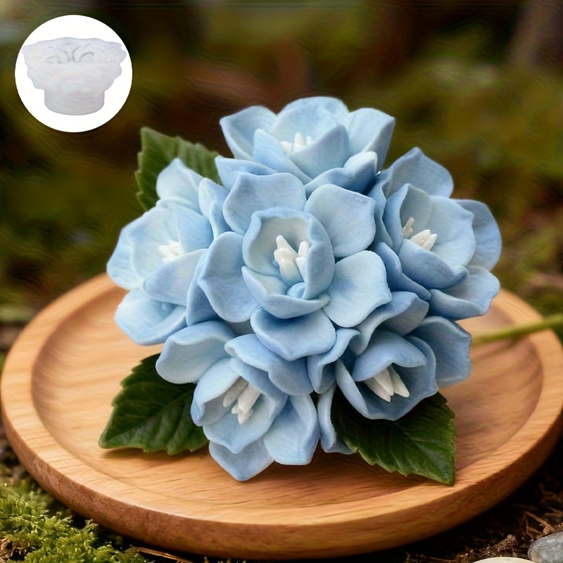 1つのアジサイの花型シリコンモールド、キャンドル、石鹸、樹脂 - Soap Making Party のレビューと価格