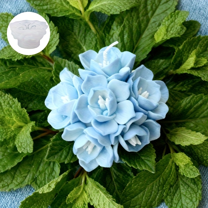 1つのアジサイの花型シリコンモールド、キャンドル、石鹸、樹脂 - Soap Making Party のレビューと価格