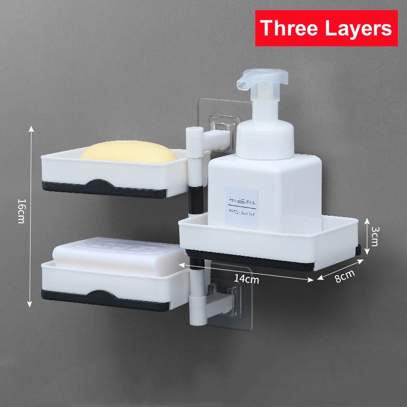 2/3/4回転式排水石鹸箱、穴あけ不要の石鹸、吊り下げ式浴室 - Soap Making Box のレビューと価格