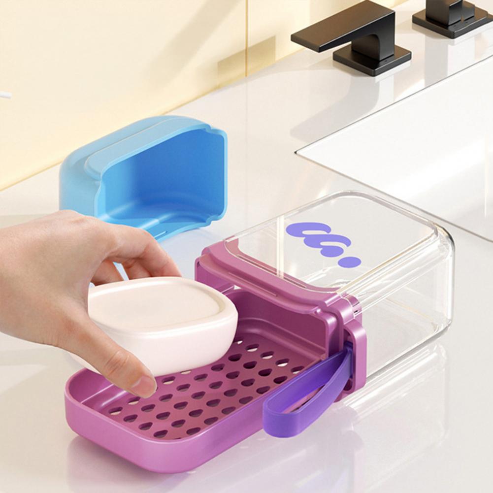 蓋付き石鹸ケース 抗菌石鹸ケース 密閉式石鹸箱 クイックロッ - Soap Making Box のレビューと価格