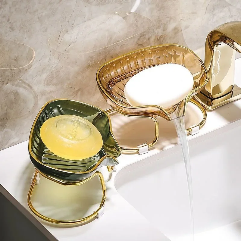 金縁のトイレ石鹸排水ボックス、浴室コーナー収納トレイ（排水穴 - Soap Making Box のレビューと価格