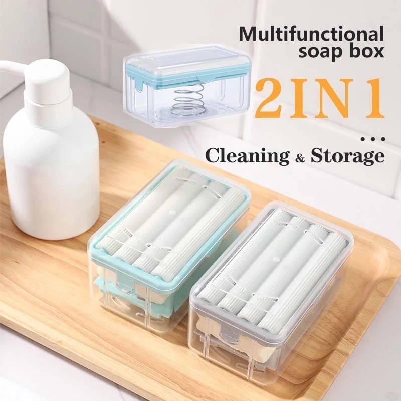 新しい使用ローラータイプのソープディッシュホルダー浴室トイレ - Soap Making Box のレビューと価格