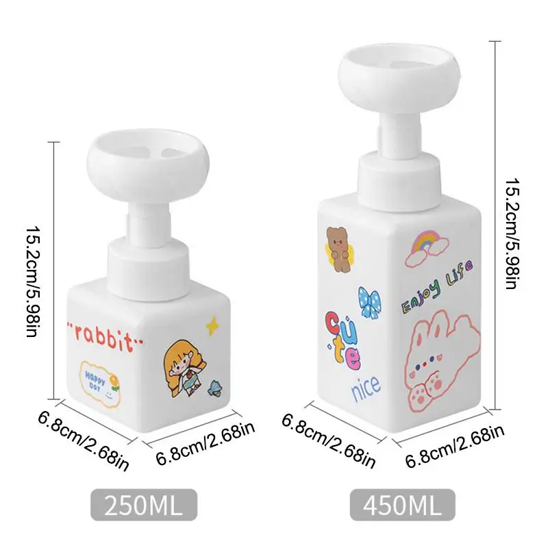 250/450 ミリリットル花の形の泡ポンプディスペンサーボ - Soap Making Jar のレビューと価格