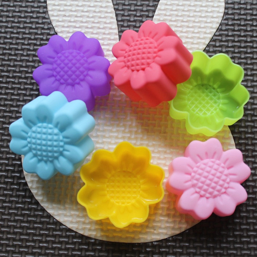 6個セット ノンスティック 花柄 シリコンモールド チョコレ - Soap Making Party のレビューと価格