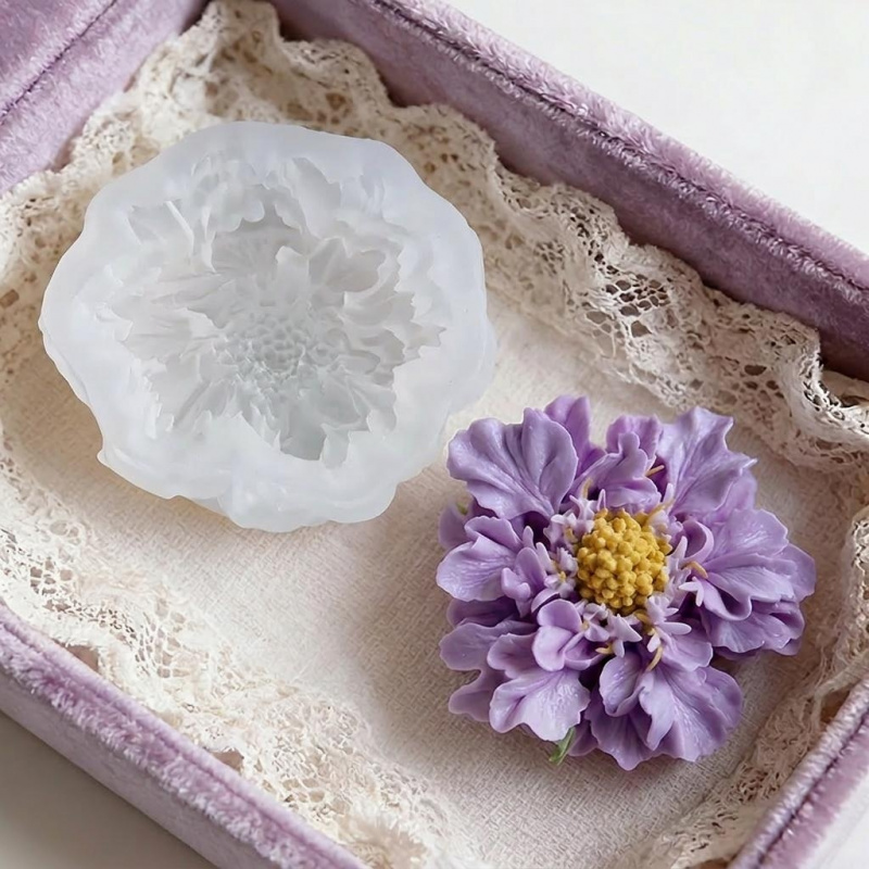 1つの夢のような青い鉢植えの花のシリコンモールド、DIYアー - Soap Making Party のレビューと価格