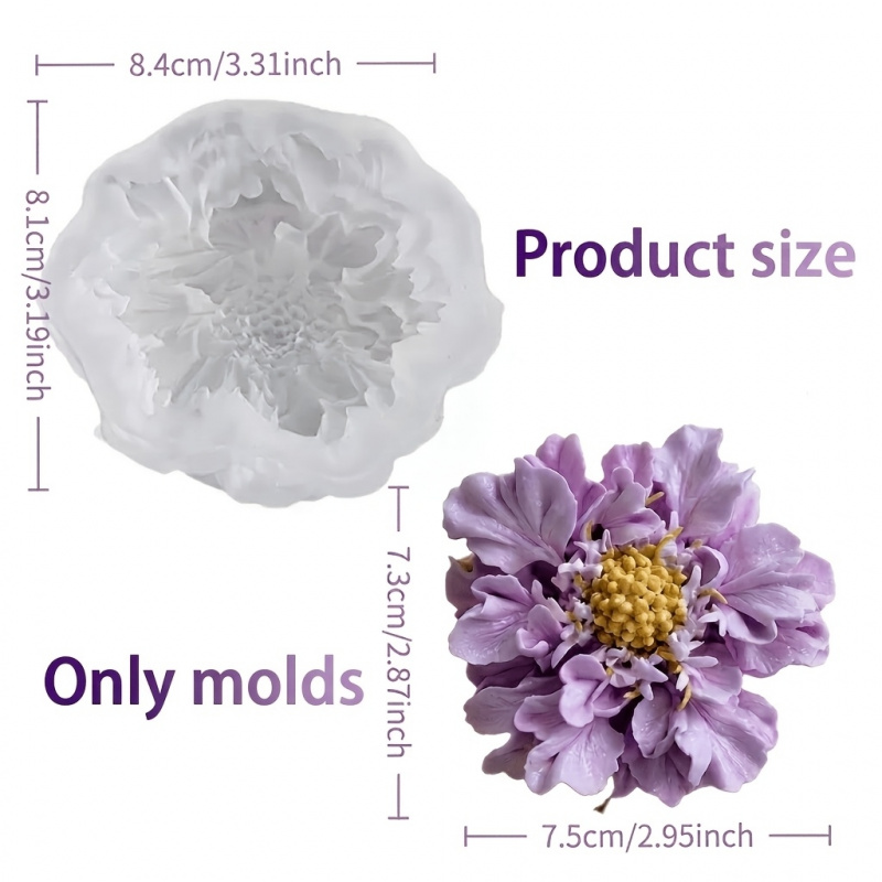 1つの夢のような青い鉢植えの花のシリコンモールド、DIYアー - Soap Making Party のレビューと価格