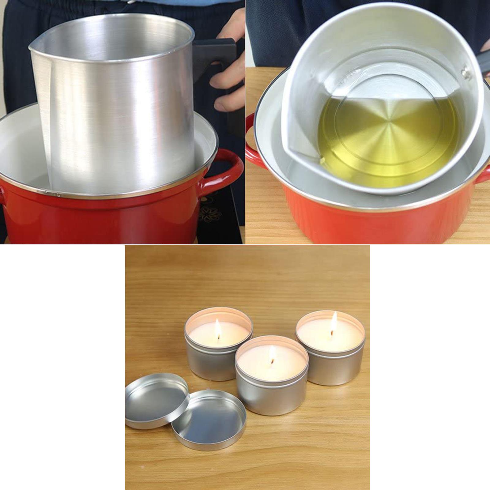3L容量のキャンドル作り用注ぎ口付きポットセット、温度計付き - Soap Making Thermometer のレビューと価格