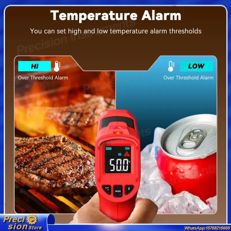 レーザー赤外線温度計 WT3138 非接触デジタル温度計 キ - Soap Making Thermometer のレビューと価格