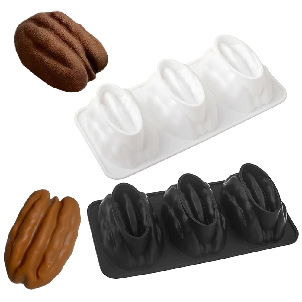 1/3/4/6/12セル ペカンデザイン シリコンケーキ型  - Soap Making Party のレビューと価格