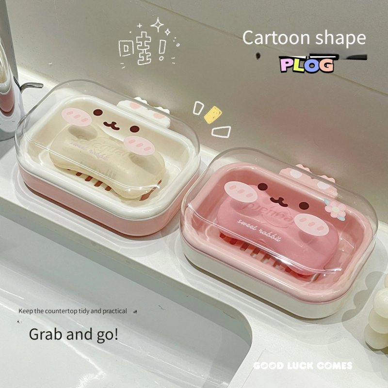 新しいポータブル水切り式のかわいい家庭用洗濯石鹸ボックス - Soap Making Box のレビューと価格
